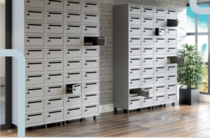 Armário Caixa Postal e Porta objetos